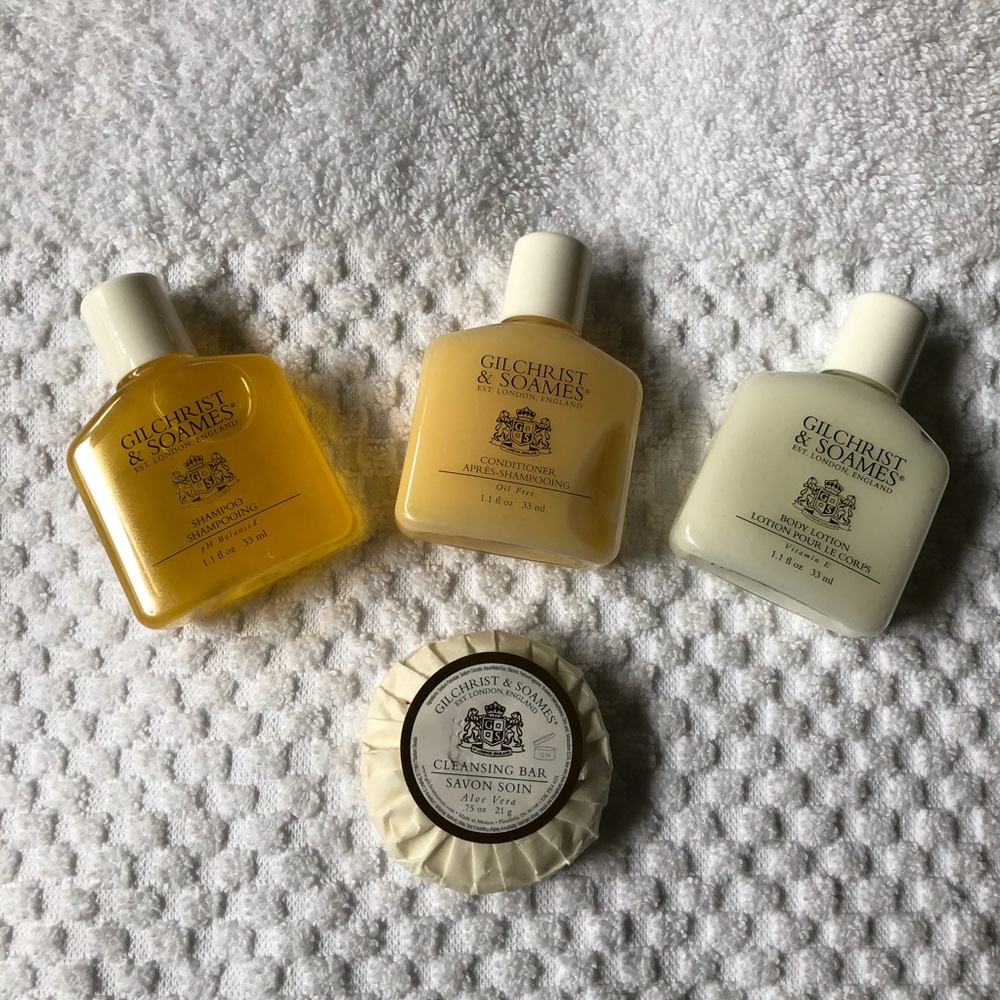 Gilchrist & Soames 4 piece travel bundle